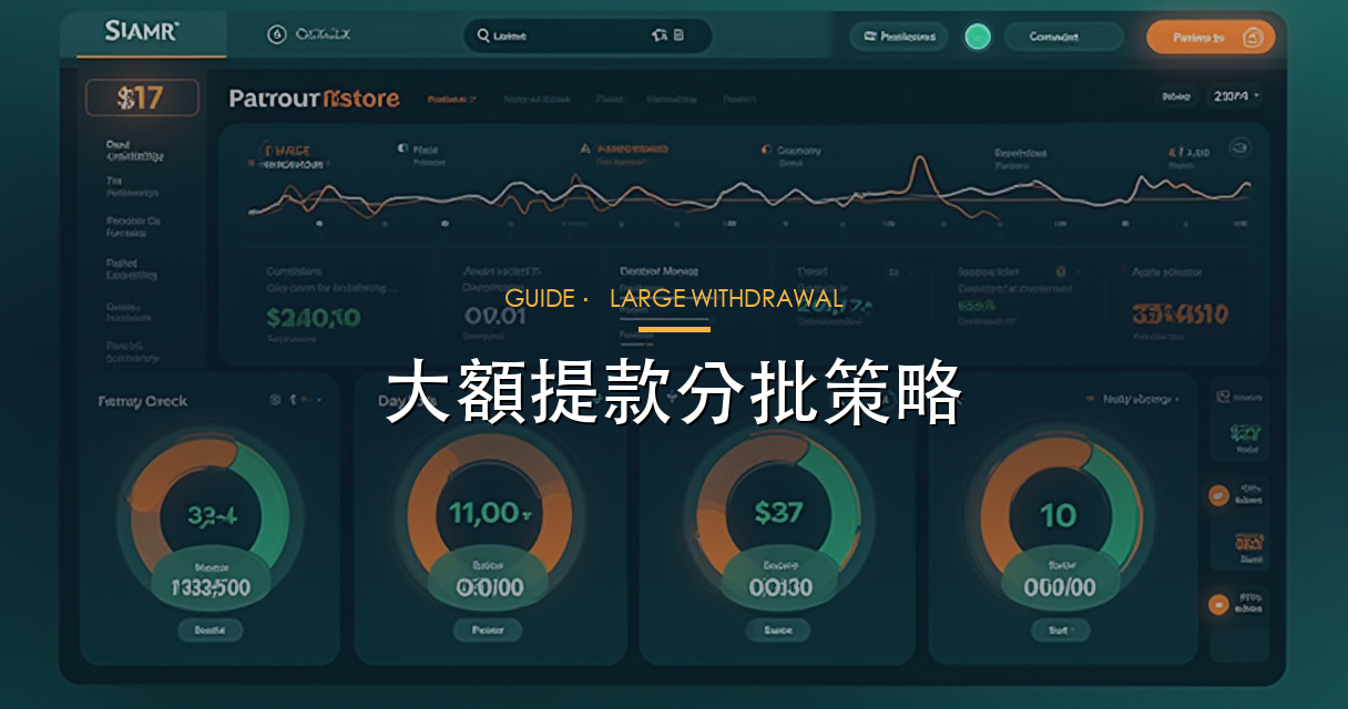 大額分批提款策略
